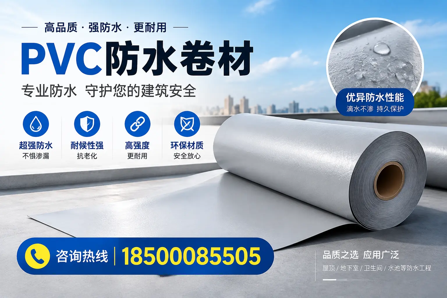 白银地区pvc防水卷材的市场现状与发展趋势